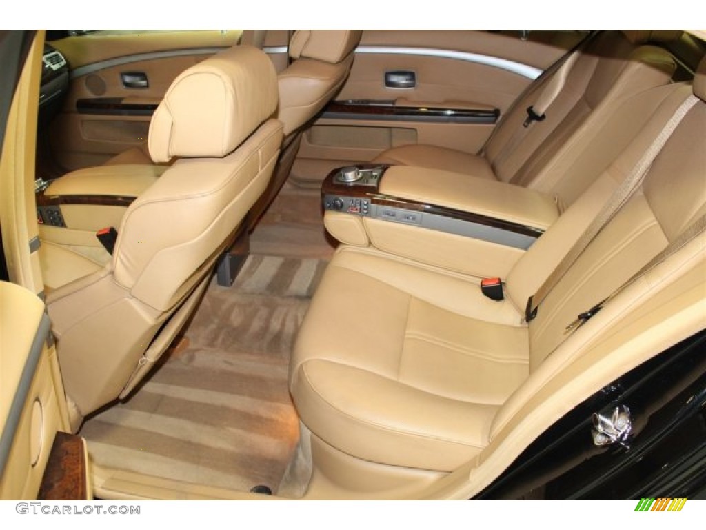 2006 7 Series 760Li Sedan - Black Sapphire Metallic / Black/Natural Brown photo #14