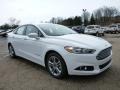 Front 3/4 View of 2015 Fusion Hybrid SE