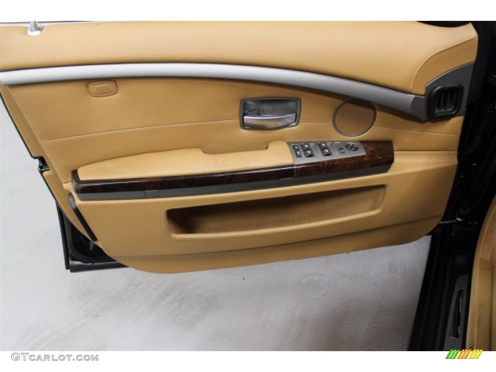 2006 7 Series 760Li Sedan - Black Sapphire Metallic / Black/Natural Brown photo #17