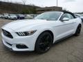 Oxford White 2015 Ford Mustang EcoBoost Premium Convertible Exterior