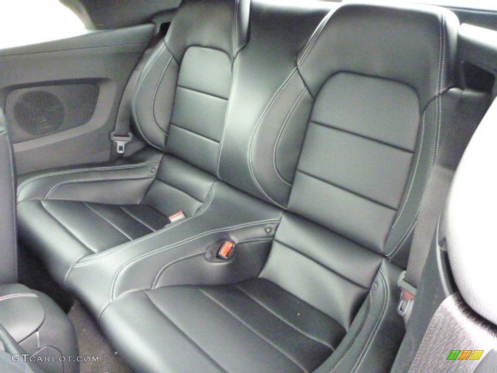 Ebony Interior 2015 Ford Mustang EcoBoost Premium Convertible Photo #102967294