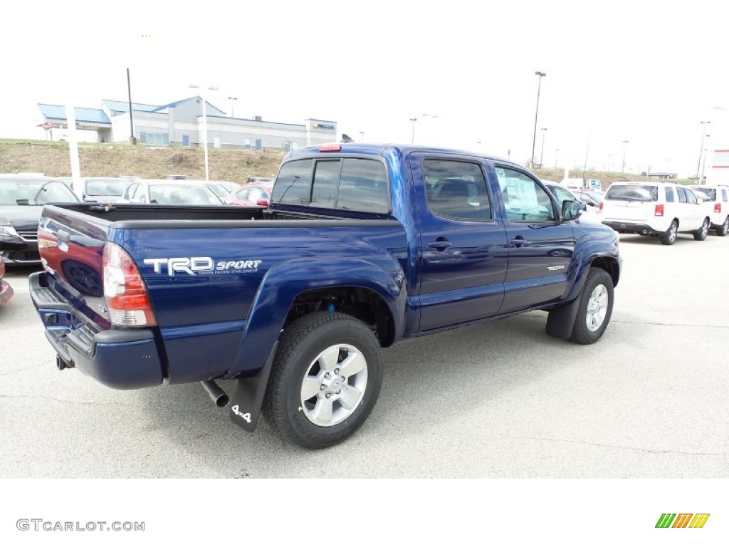 2015 Tacoma V6 Double Cab 4x4 - Blue Ribbon Metallic / Graphite photo #6