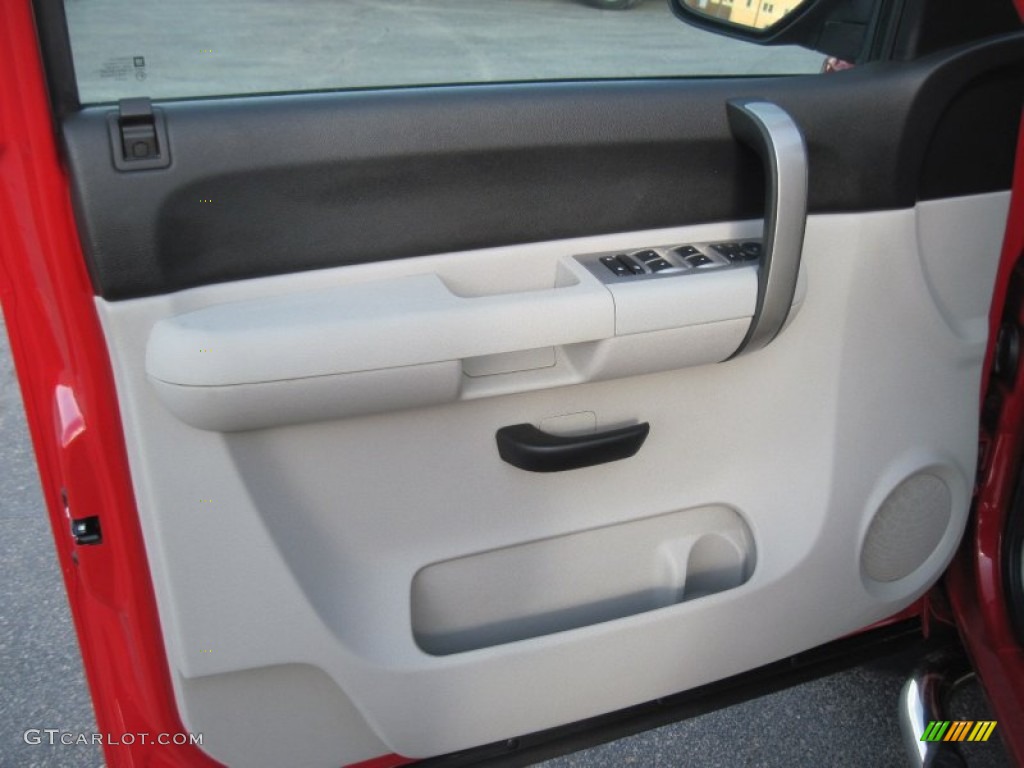 2009 Chevrolet Silverado 1500 LT Crew Cab 4x4 Light Titanium Door Panel Photo #102969334