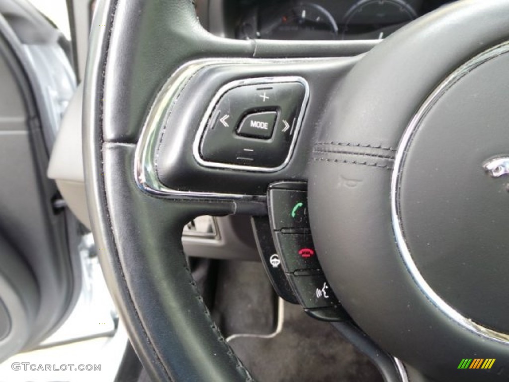 2011 XJ XJL Supercharged - Liquid Silver Metallic / Jet Black/Ivory photo #15