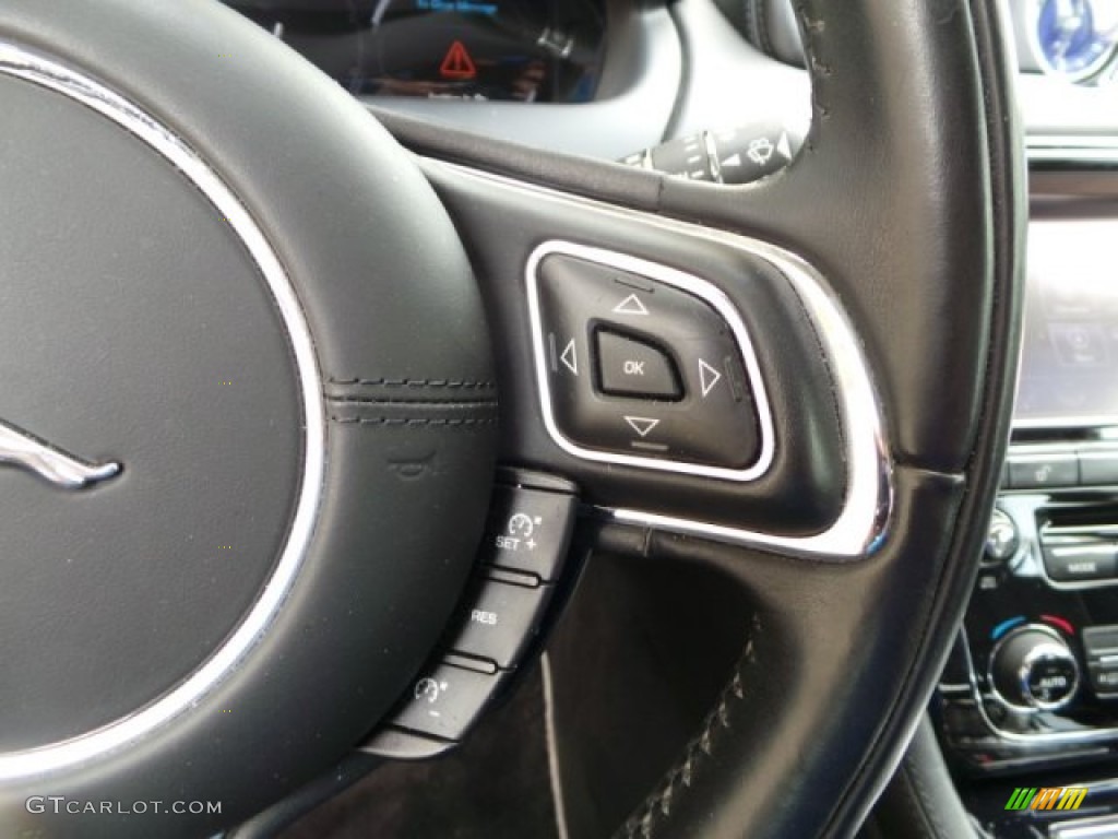2011 XJ XJL Supercharged - Liquid Silver Metallic / Jet Black/Ivory photo #16