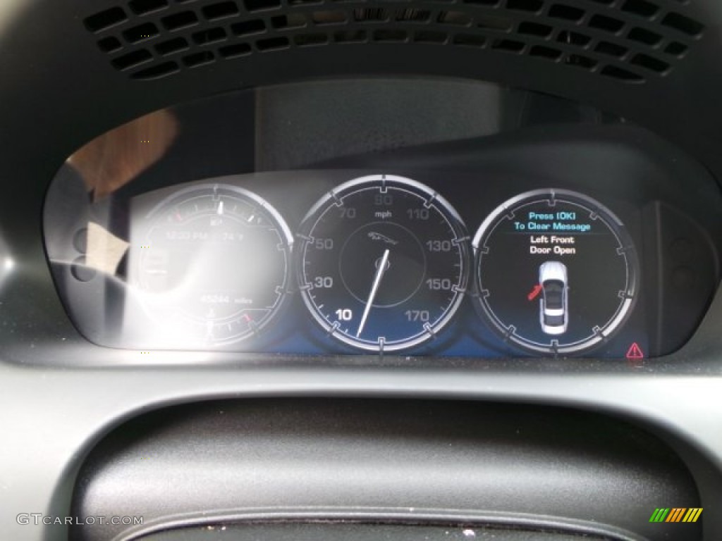 2011 XJ XJL Supercharged - Liquid Silver Metallic / Jet Black/Ivory photo #17