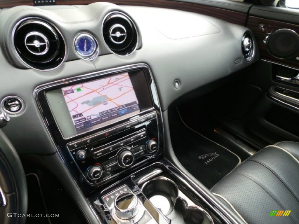 2011 XJ XJL Supercharged - Liquid Silver Metallic / Jet Black/Ivory photo #25