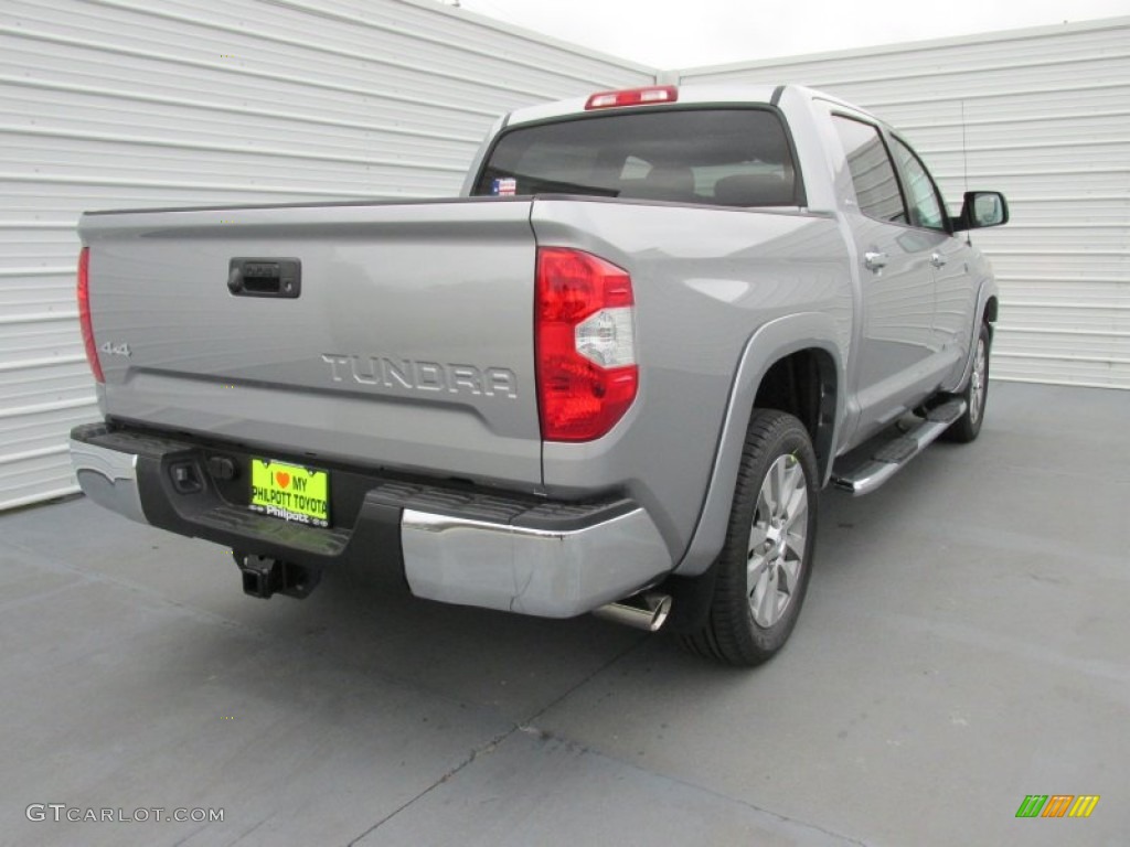 2015 Tundra Limited CrewMax 4x4 - Silver Sky Metallic / Black photo #4