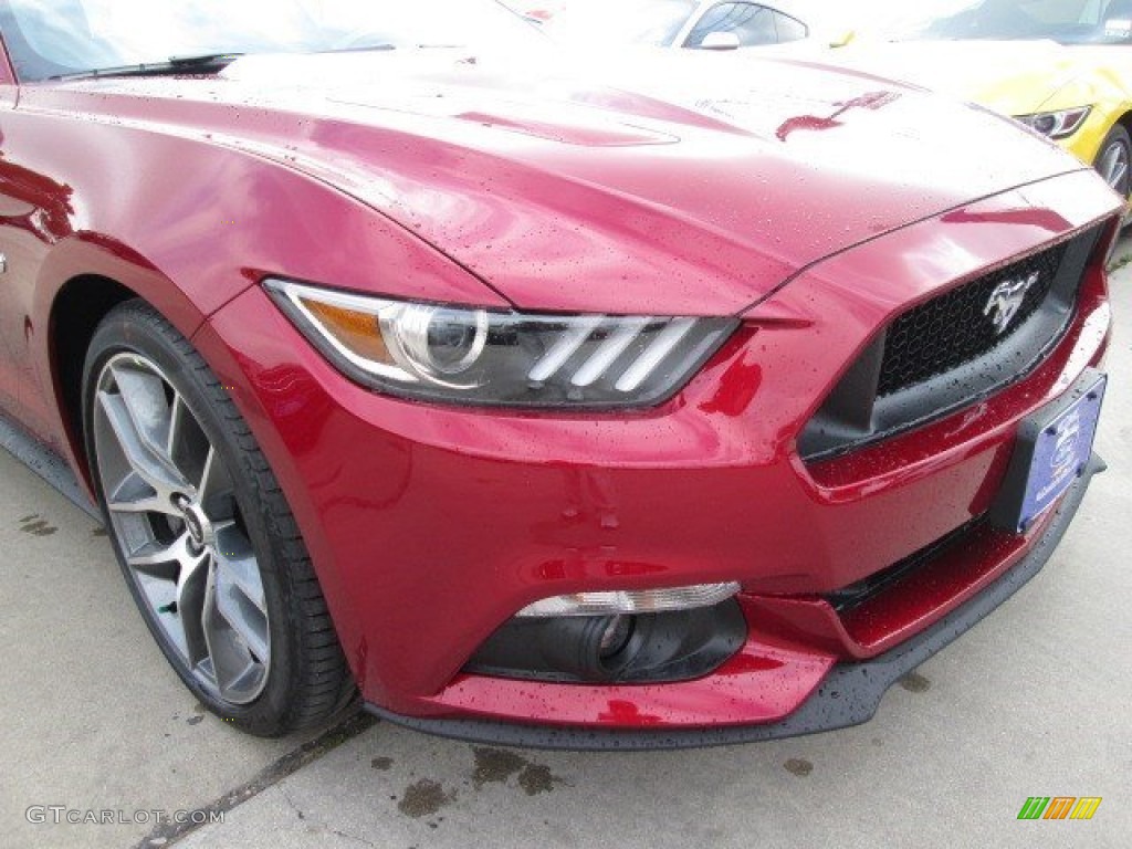 2015 Mustang GT Premium Coupe - Ruby Red Metallic / Ebony photo #4