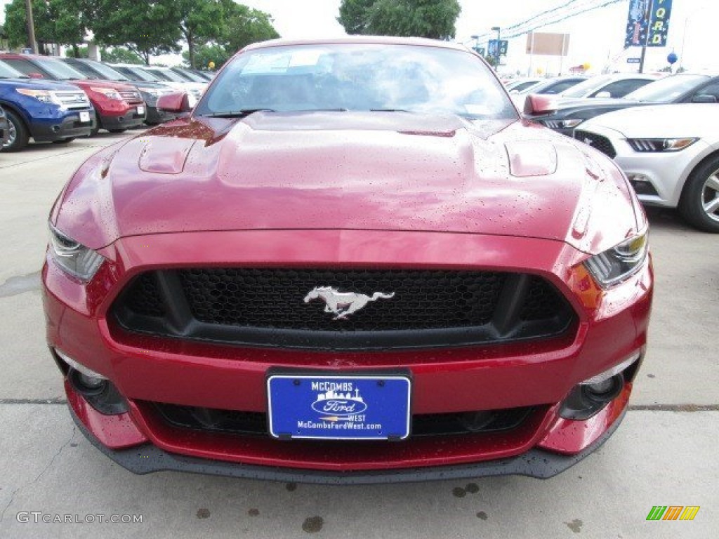 2015 Mustang GT Premium Coupe - Ruby Red Metallic / Ebony photo #5