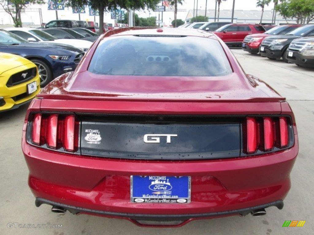 2015 Mustang GT Premium Coupe - Ruby Red Metallic / Ebony photo #9