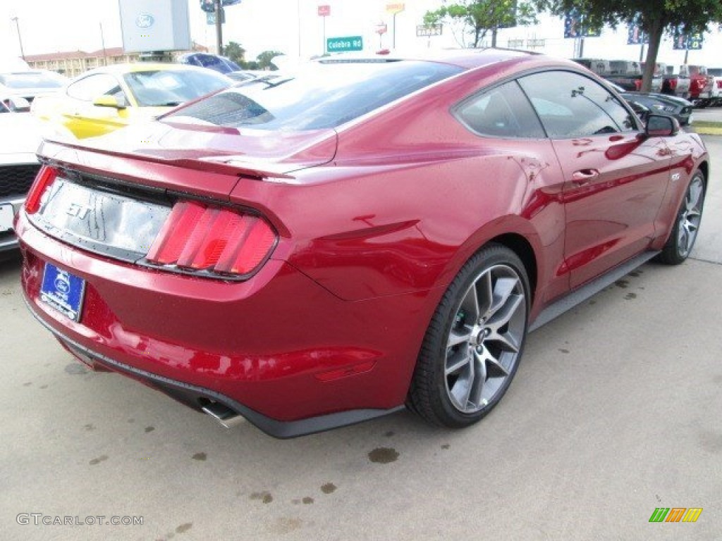2015 Mustang GT Premium Coupe - Ruby Red Metallic / Ebony photo #11