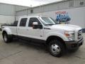 White Platinum 2015 Ford F350 Super Duty King Ranch Crew Cab 4x4 DRW