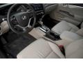 Beige 2015 Honda Civic Hybrid-L Sedan Interior Color