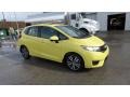 2015 Mystic Yellow Pearl Honda Fit EX-L  photo #7