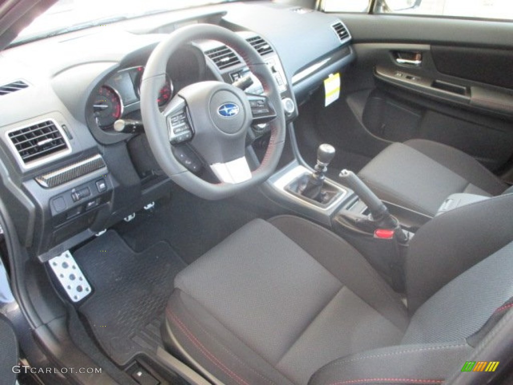 Carbon Black Interior 2015 Subaru WRX Standard WRX Model Photo #102973834