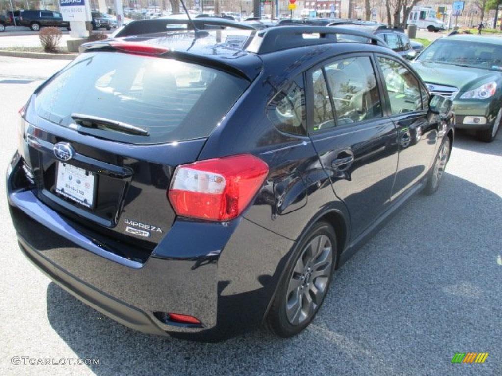 2015 Impreza 2.0i Sport Premium 5 Door - Deep Sea Blue Pearl / Ivory photo #3