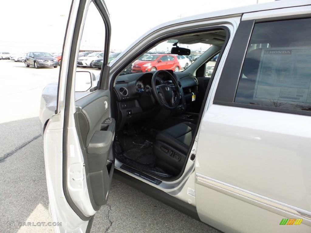 2015 Pilot Touring 4WD - Alabaster Silver Metallic / Black photo #8