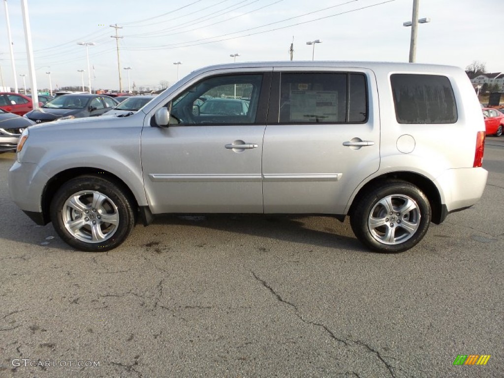 2015 Pilot EX-L 4WD - Alabaster Silver Metallic / Black photo #3