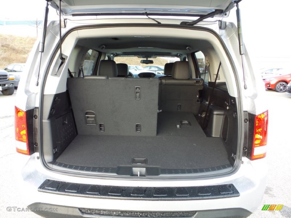 2015 Pilot EX-L 4WD - Alabaster Silver Metallic / Black photo #13