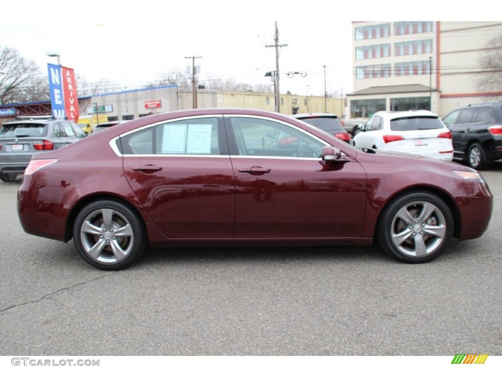 2012 TL 3.7 SH-AWD Technology - Basque Red Pearl / Taupe photo #2