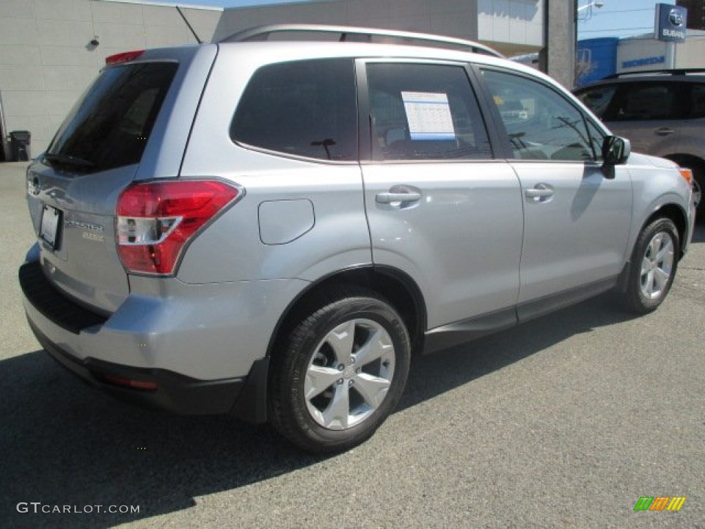 2015 Forester 2.5i Premium - Ice Silver Metallic / Black photo #2