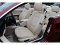 2012 BMW 3 Series Cream Beige Interior Front Seat Photo