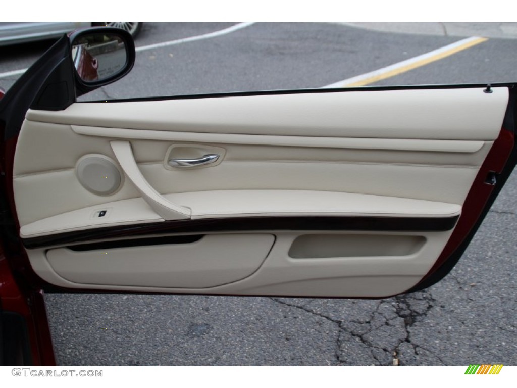 2012 3 Series 328i Convertible - Vermilion Red Metallic / Cream Beige photo #25