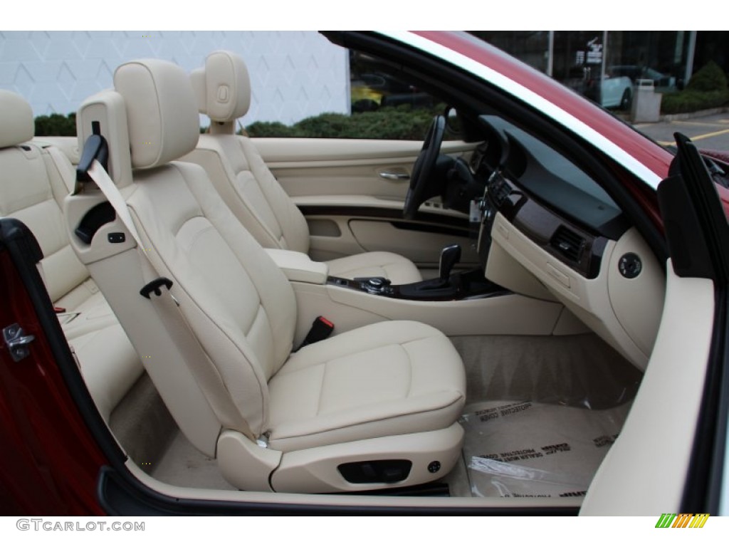 2012 3 Series 328i Convertible - Vermilion Red Metallic / Cream Beige photo #28
