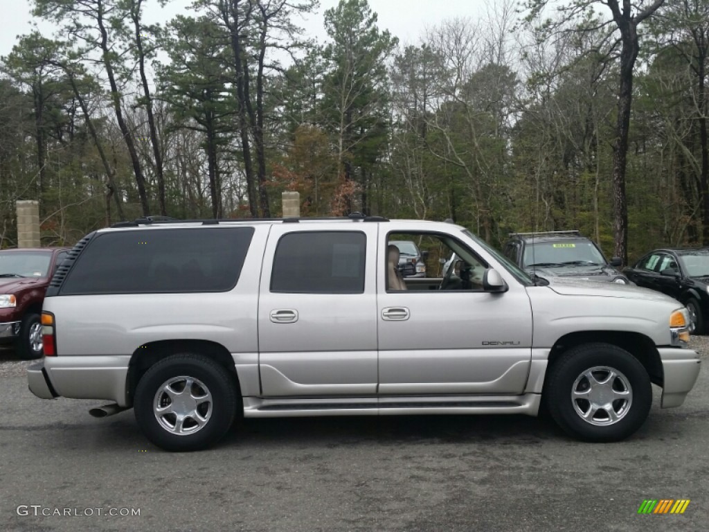 2004 Yukon XL Denali AWD - Silver Birch Metallic / Stone Gray photo #8