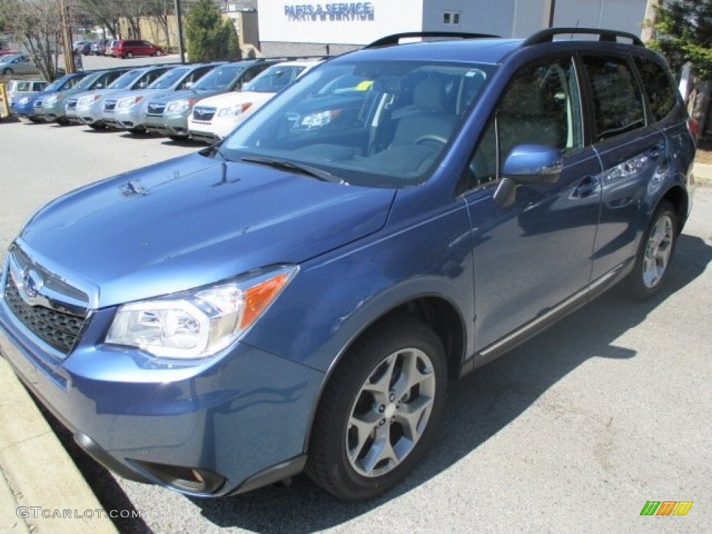 2015 Forester 2.5i Touring - Quartz Blue Pearl / Gray photo #1