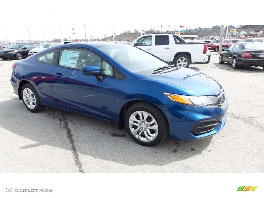 Dyno Blue Pearl 2015 Honda Civic LX Sedan Exterior Photo #102979201
