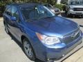 2015 Quartz Blue Pearl Subaru Forester 2.5i Touring  photo #2