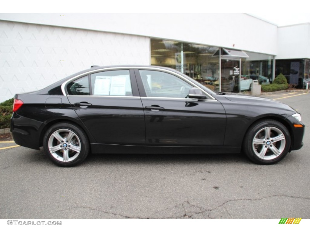 2015 3 Series 328i xDrive Sedan - Black Sapphire Metallic / Black photo #2