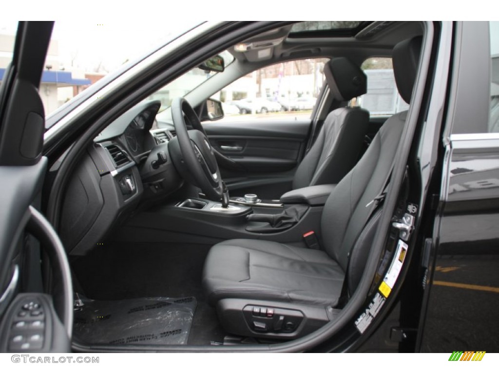 Black Interior 2015 BMW 3 Series 328i xDrive Sedan Photo #102980926