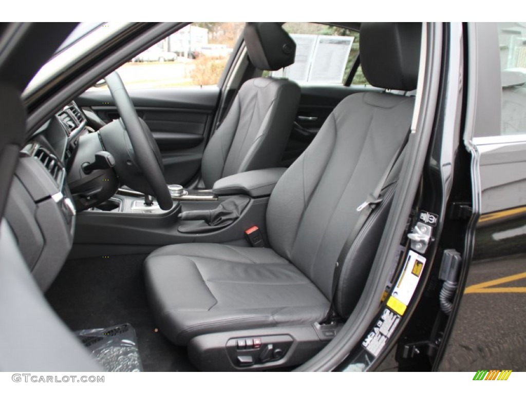 Black Interior 2015 BMW 3 Series 328i xDrive Sedan Photo #102980980