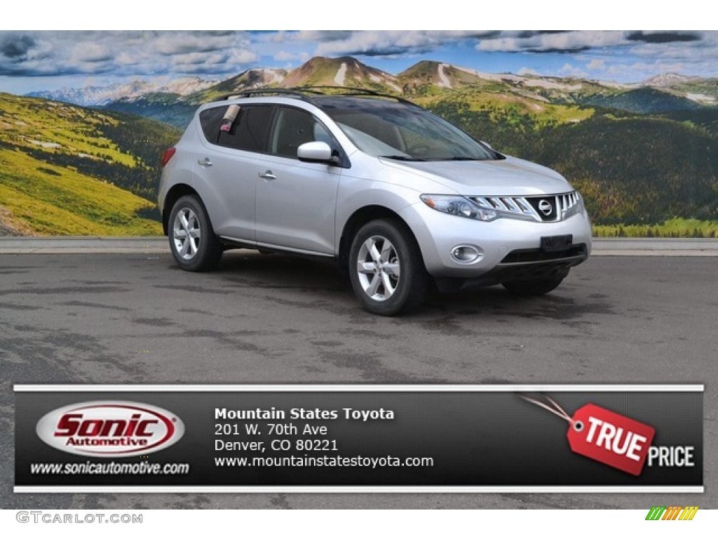 2010 Murano SL AWD - Brilliant Silver Metallic / Black photo #1