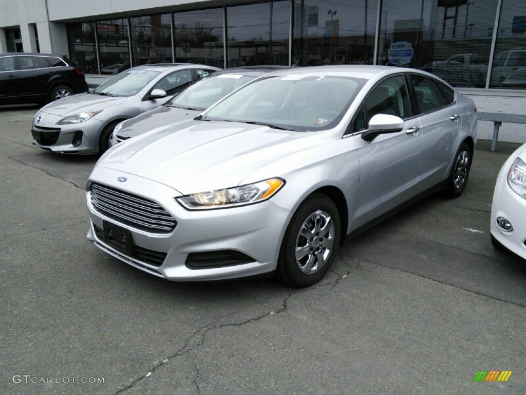 Ingot Silver 2014 Ford Fusion S Exterior Photo #102981655