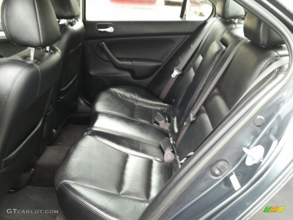 Ebony Interior 2004 Acura TSX Sedan Photo #102981859