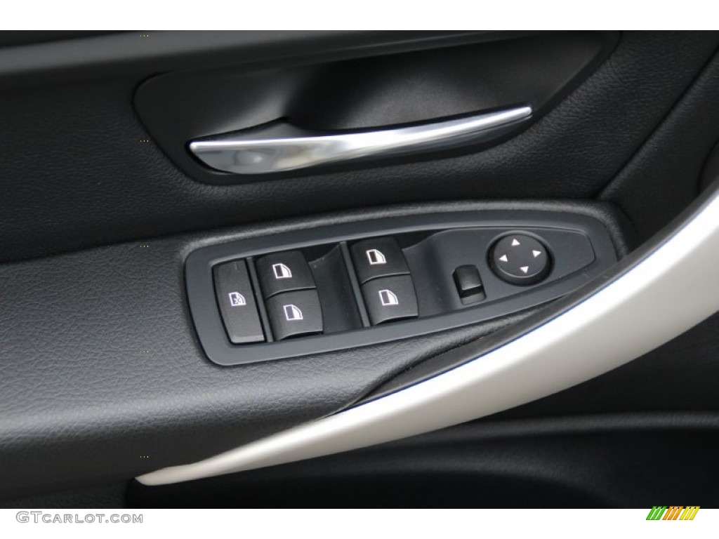 2015 3 Series 320i xDrive Sedan - Alpine White / Black photo #9