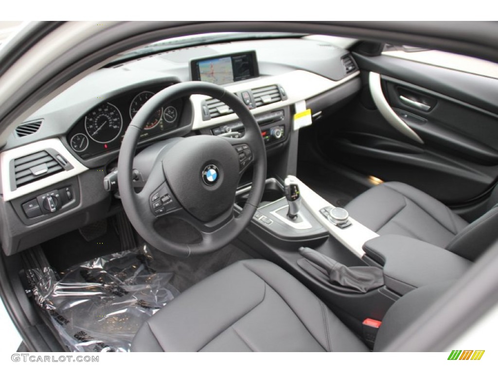 2015 3 Series 320i xDrive Sedan - Alpine White / Black photo #10