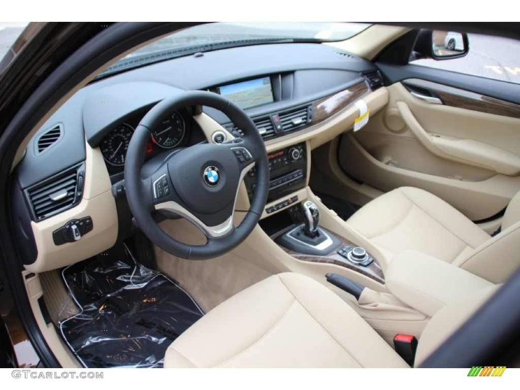 Beige Interior 2015 BMW X1 xDrive28i Photo #102984109