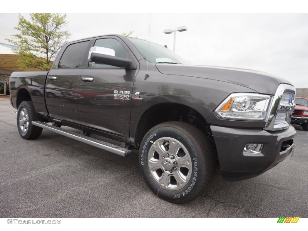 Granite Crystal Metallic 2015 Ram 2500 Laramie Limited Crew Cab 4x4 Exterior Photo #102984187