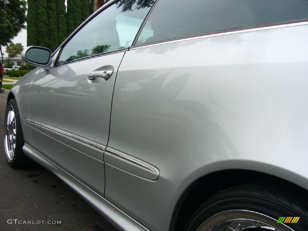 2004 CLK 55 AMG Coupe - Brilliant Silver Metallic / Charcoal photo #17