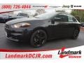 Pitch Black 2015 Dodge Dart Blacktop