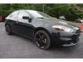 2015 Pitch Black Dodge Dart Blacktop  photo #4