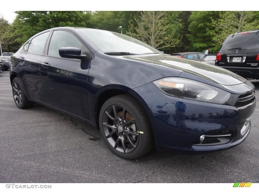 True Blue Pearl 2015 Dodge Dart SXT Exterior Photo #102985300
