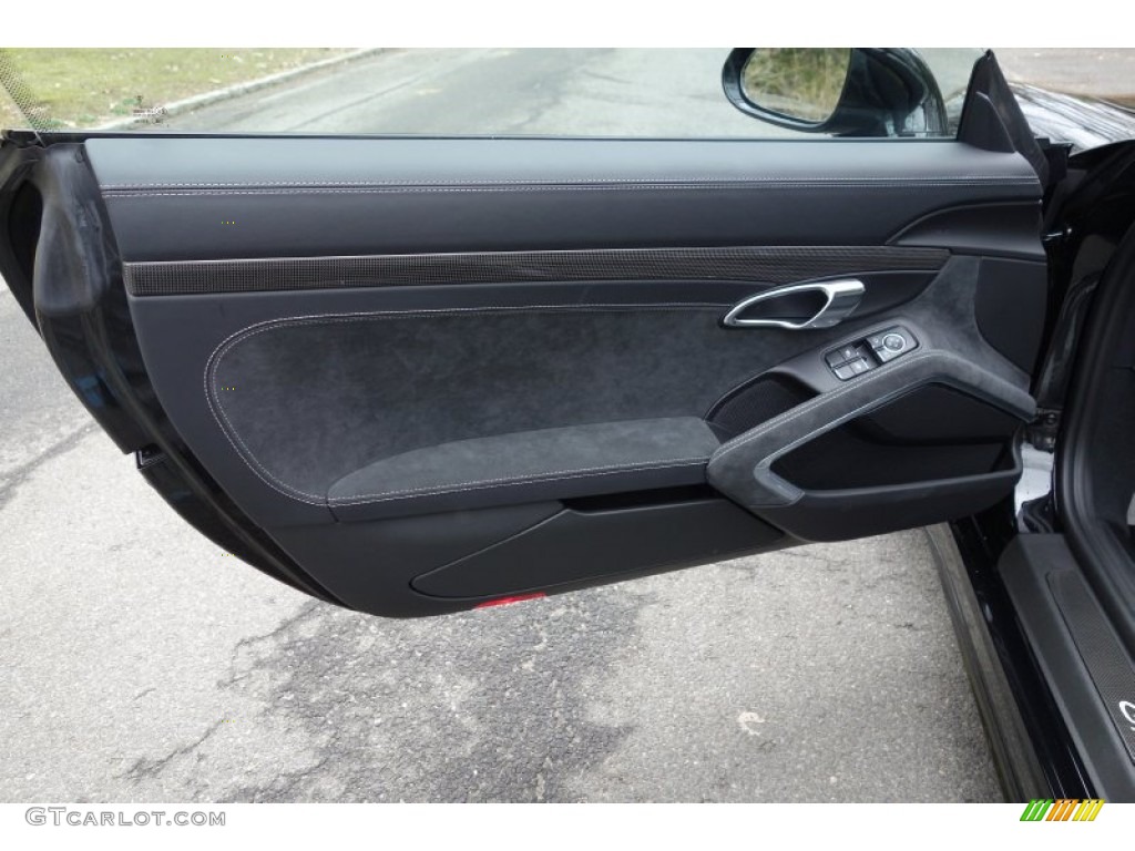 2015 Porsche 911 GT3 Black w/Alcantara Door Panel Photo #102985747