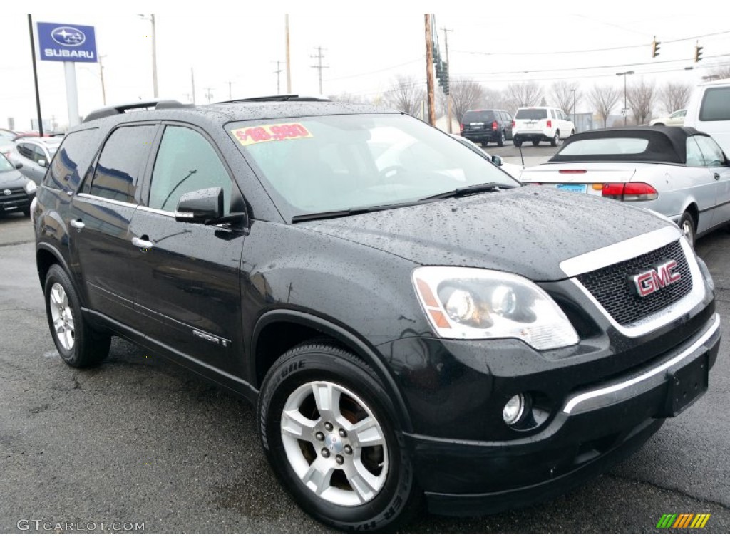 Carbon Black Metallic 2008 GMC Acadia SLT AWD Exterior Photo #102986587