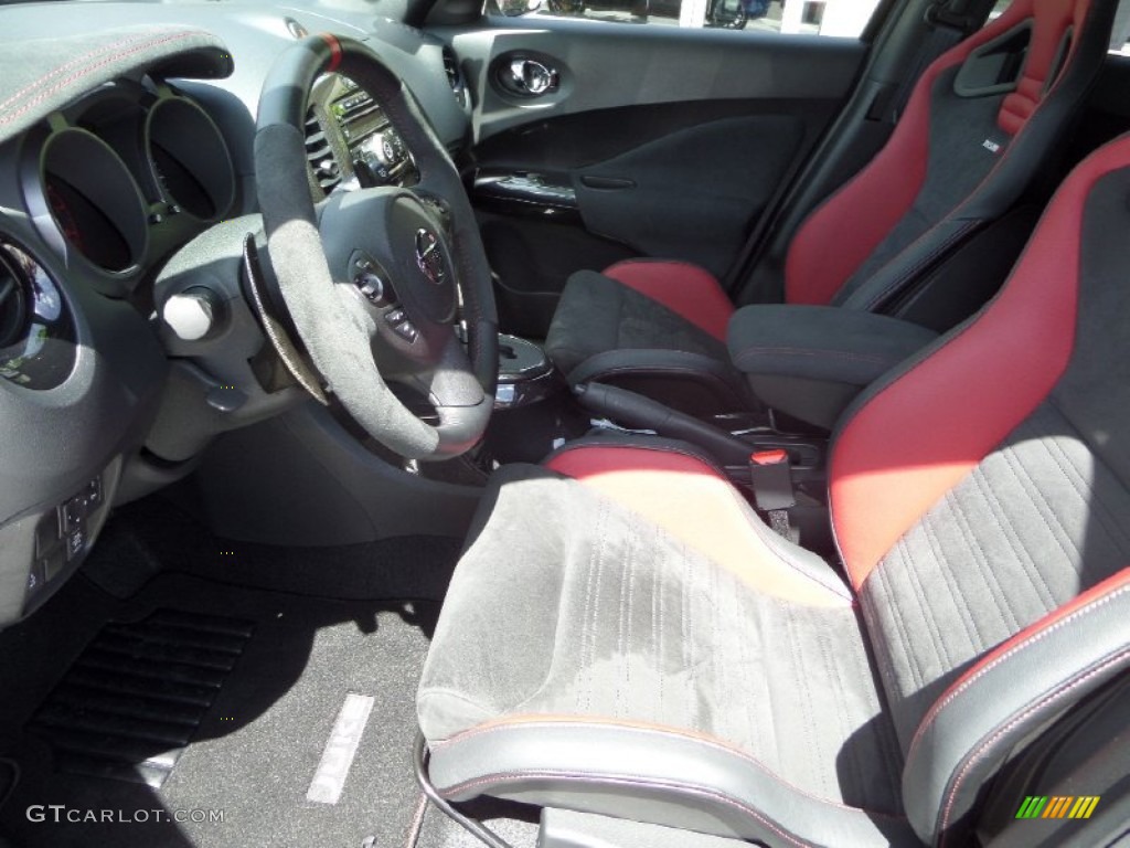 NISMO RS Leather/Synthetic Suede Interior 2014 Nissan Juke NISMO RS Photo #102991351